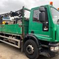 Iveco Euro Cargo 180E25 with Atlas 104.3VE - A11 loader crane grab