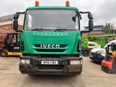 Iveco Euro Cargo 180E25 with Atlas 104.3VE - A11 loader crane grab